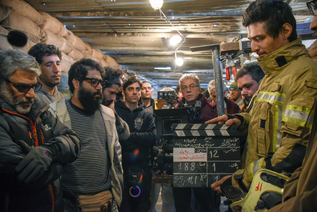 «سرو زیر آب» در کارخانه سیمان/ زوج سینما به همراه مسعود رایگان مقابل دوربین زرین دست