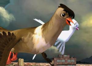 پرواز کودکان با کبوتران حرم در شبکه نهال