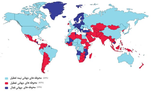 تعطیلی میراث جهانی 77 کشور جهان به خاطر ویروس منحوس « کرونا »